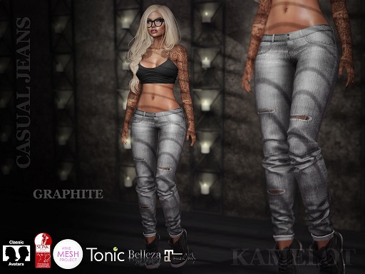 KAMELOT // Jeans / Casual jeans / "graphite"