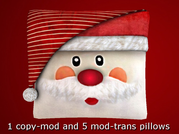 Santa Christams Mesh Pillow