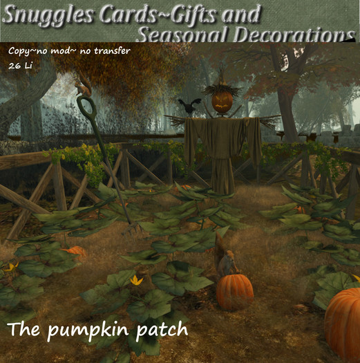 The pumpkin patch By Snuggles  2016 Boxed