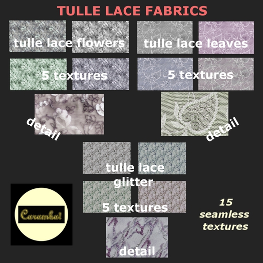 TextureMania pack 2016 - Tulle Lace