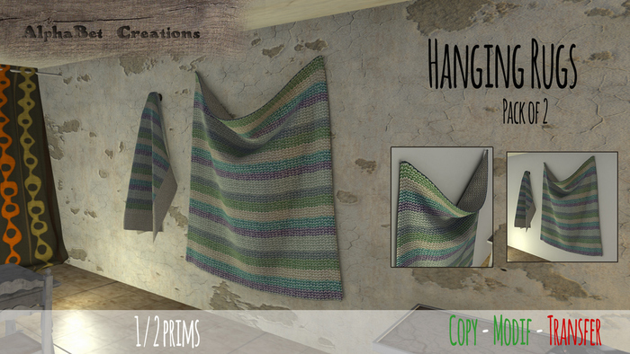 Hanging rugs