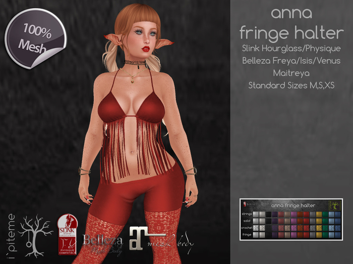 ~i~ Anna Fringe Halter (Add Me)