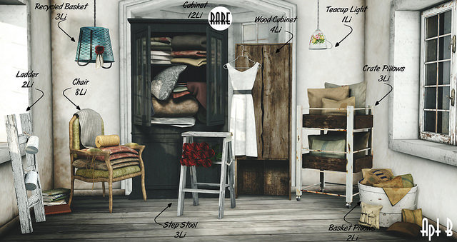 Apt B // Douze Roses - Recycled Basket