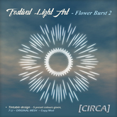 [CIRCA] - "Festival Light Art" Flower Burst 2
