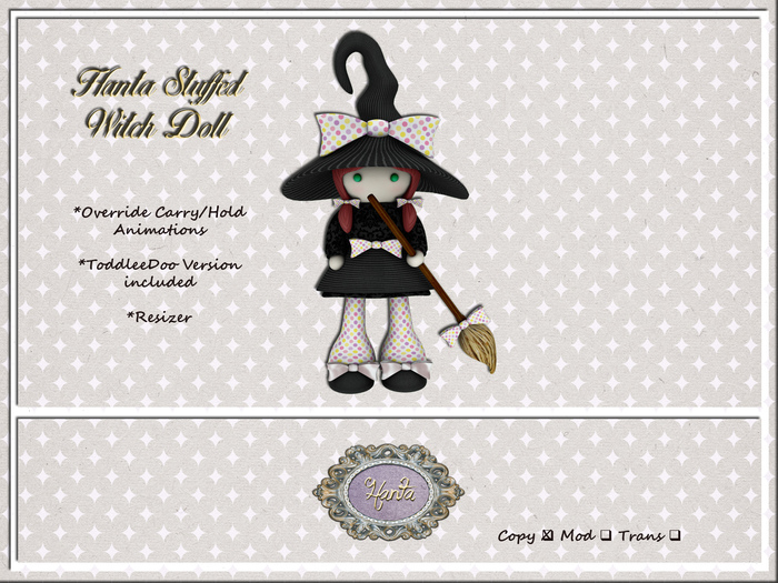 Hanta - Stuffed Witch Doll (Box)