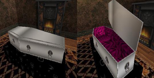 Traditional Coffin White Box
