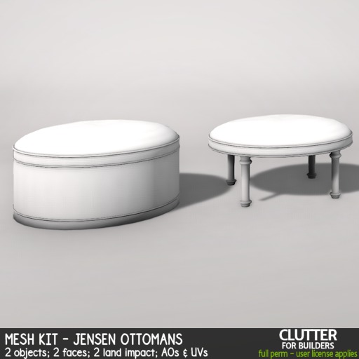 Clutter - Mesh Kit - Jensen Ottomans