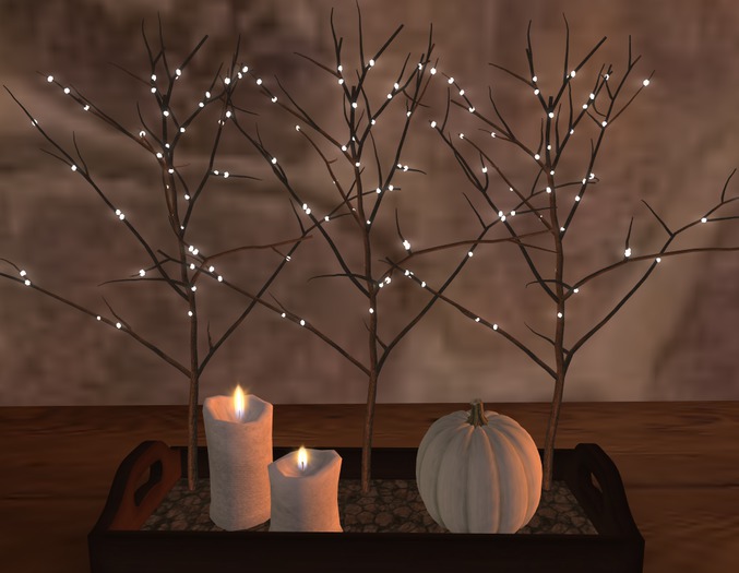 Autumn Tray w/Decoration 2