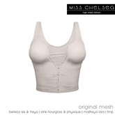 .miss chelsea. Tara Tank White