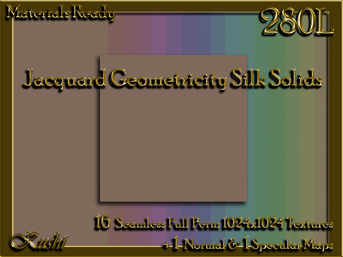 Jacquard Geometricity SILK Solids Fabric Seamless Textures