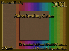 Africa Swirling COTTON Solids Fabric Seamless Textures