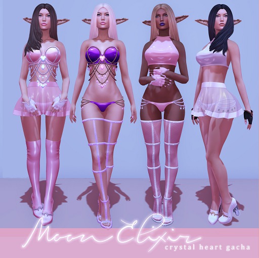 Moon Elixir - Crystal Heart - 5 - Maitreya - Amethyst Shirt