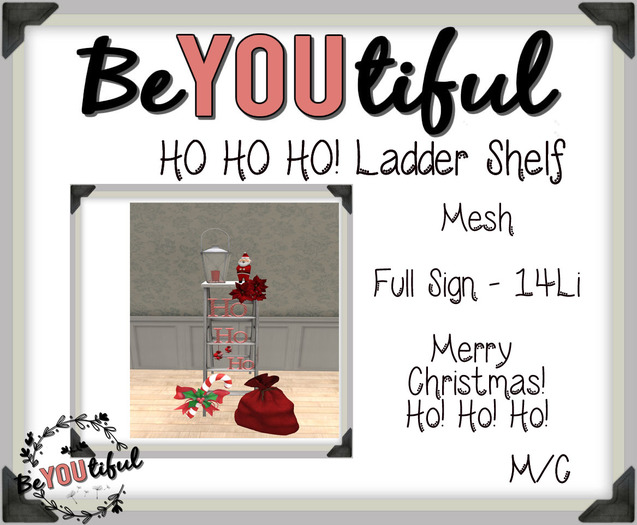 BeYouTiful} HOHOHO Ladder Shelf