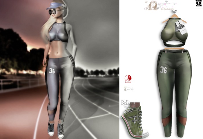 LFE :: ELLE Sport outfit green