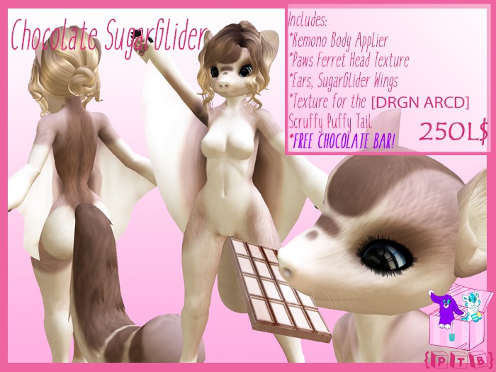 Chocolate Sugar Glider Box PTB