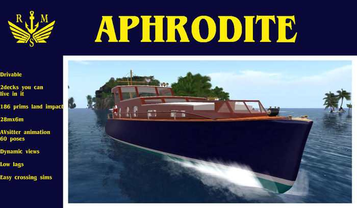 Yacht APHRODITE  -YACHT-BOAT - YACHT MESH-MESH BOAT-YACHT-BOAT