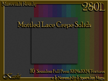 Mottled Lace Crepe Solids Fabric Seamless Textures