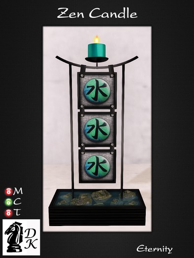 Dark Knight Decor - Zen Candle - Eternity