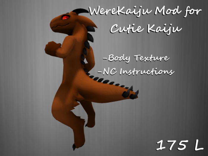 WereKaiju Mod for Cutie Kaiju BOXED