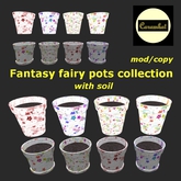 Gardening - Fairy fantasy pots collection