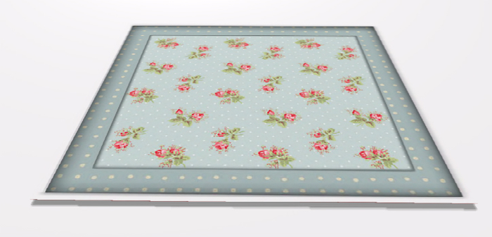 Shabby Chic Rose Pink Rug *