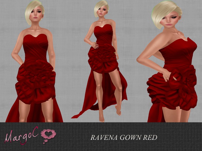 DEMO DORETA GOWN RED