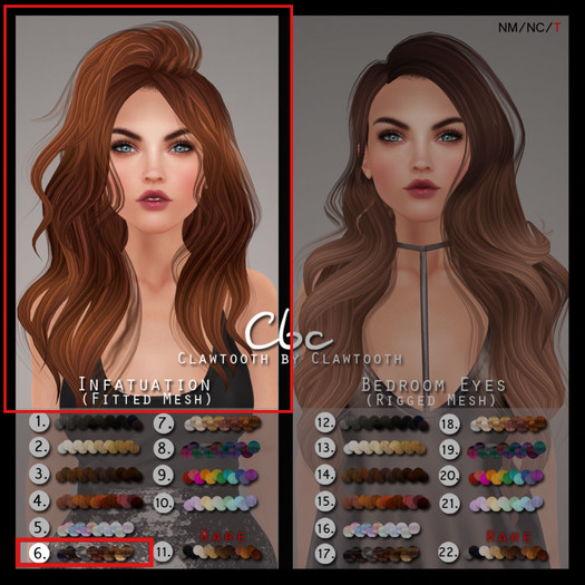 Clawtooth: Infatuation (6: Dark Ombre Pack)