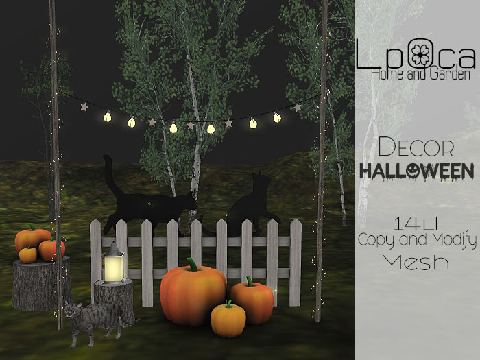 LpOca Decor Halloween patio