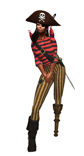 VC - Pirate Female Complete Fullavatar - VC - jewels