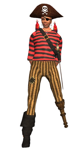 VC - Pirate Man Complete Fullavatar - VC - jewels