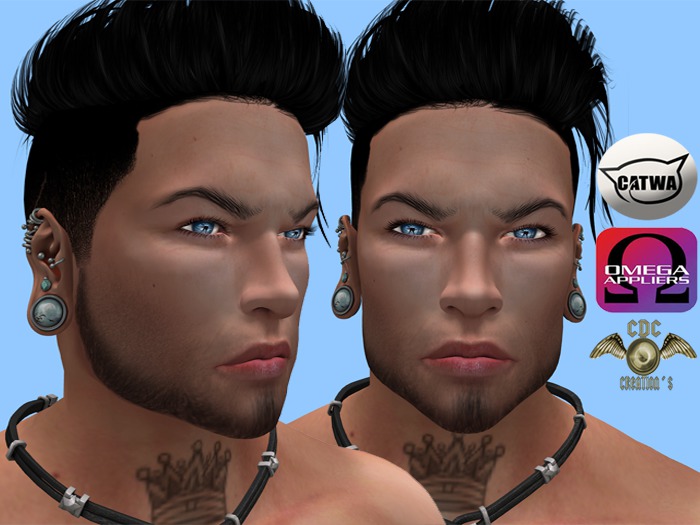.::CDC Face Beard GIFT 03 Catwa /Omega **