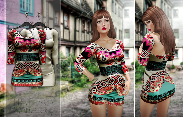 [FLRN] Anessa Dress Bohem