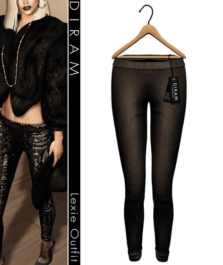 - D I R A M -  LEXIE Legging - Gris_FittedMesh