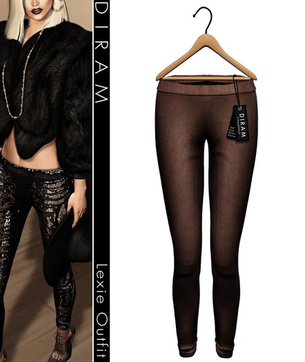 - D I R A M -  LEXIE Legging - Parme_FittedMesh