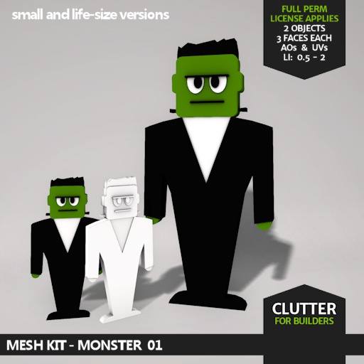 CLUTTER - Mesh Kit - Monster 01