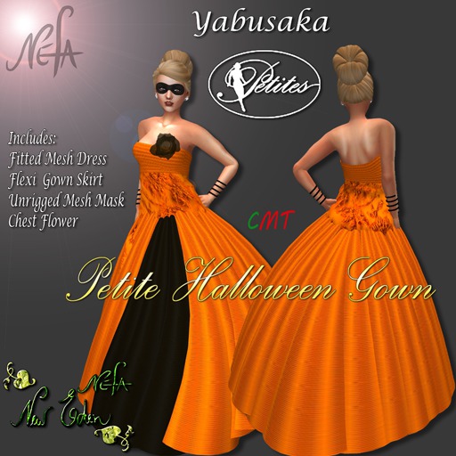 NEFA 110Y Petite Halloween Gown - Yabusaka Mesh Boxed
