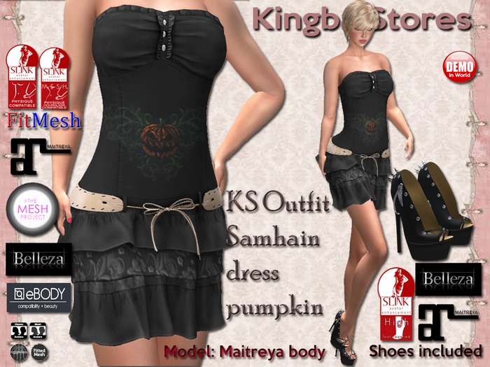 KS OUTFIT SAMHAIN DRESS PUMPKIN