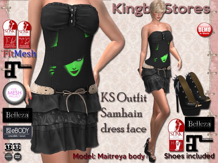 KS OUTFIT SAMHAIN DRESS FACE