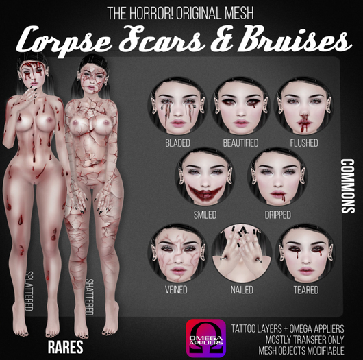 The Horror!~ Corpse Scars & Bruises - Bladed