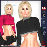 LMC - Crop Top - Full Perm Fitmesh Template - Maitreya Lara, Belleza Freya, Isis, Venus, SLink Physique, Hourglass