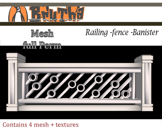 Bru-Tha > Mesh Railing, fence ,Banister 02