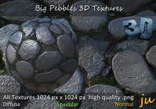 JU Big Pebbles 3D Textures Full Perm