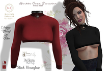 .::Pretty Britte::. Cropped Sweater - Bonus Peplum Lola Skirt