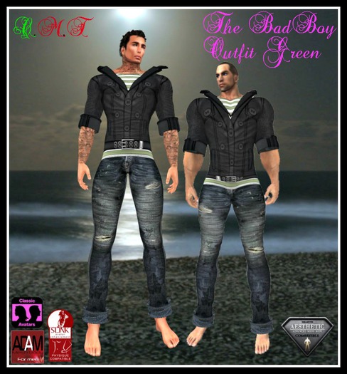 (LL) The Badboy Outfit Green Boxed
