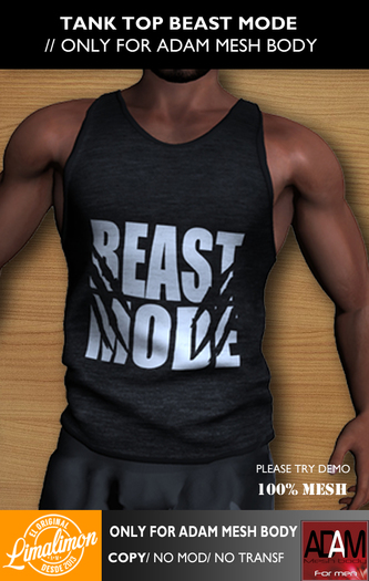 [LimaLimon] Tank Top Beast Mode