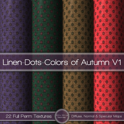 {L} Linen-Dots-Colors of Autumn V1