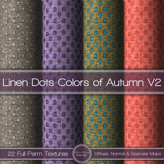 {L} Linen-Dots-Colors of Autumn V2