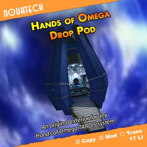 Hands of Omega (HoO) Exterior - Space Marines Drop Pod