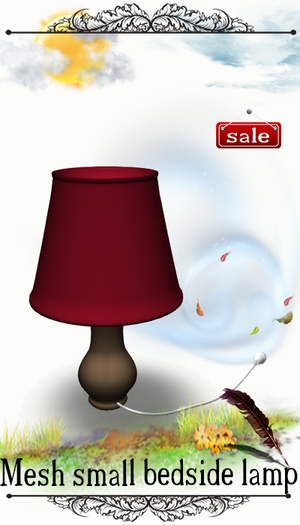 Mesh small bedside lamp (copy & modify) v. 2