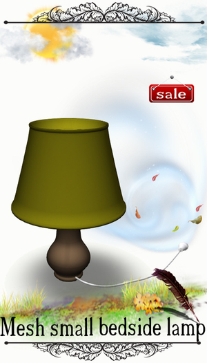 Mesh small bedside lamp (copy & modify) v. 3